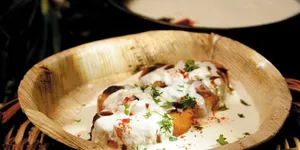 Dahi Aloo Tikki Chaat