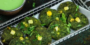 Palak Corn Tikki