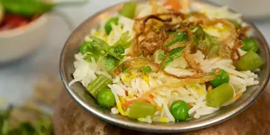 Mushroom Tikka Biryani