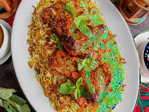 Tandoori Chicken Biryani - 4 People