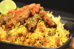 Mutton Seekh Kabab Biryani