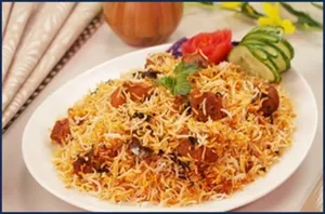 Zafrani Chicken Tikka Dum Biryani