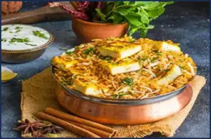 Paneer Balochi Tikka Veg Dum Biryani