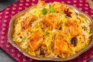 Paneer Malai Tikka Veg Dum Biryani
