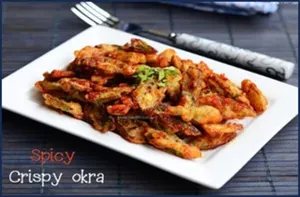 Crispy Chilli Garlic Okra