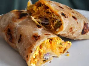 Paneer Bhurji Roll