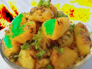 Aloo Jeera with 2 Tawa Paratha
