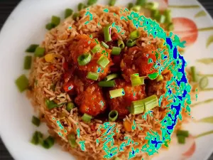 Veg Manchurian Fried Rice Combo