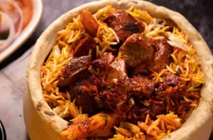 Kachchay Dum Gosht Ki Biryani