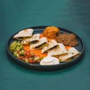 Jalapeño and Olive Quesadilla