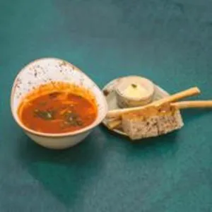 Mexican Tortilla & Red Beans Soup