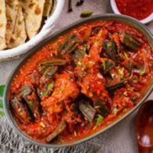 Bhindi Gosht Masala