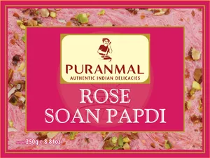 Rose Soan Papdi 250 Grams