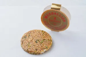 Meadllion - Sesame & Pistachios Chikki 30 Grams