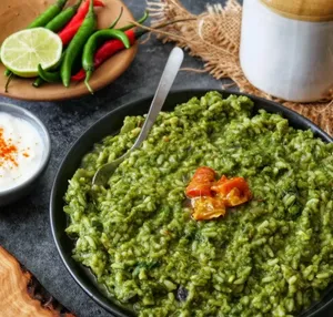 Dal Palak Khichdi