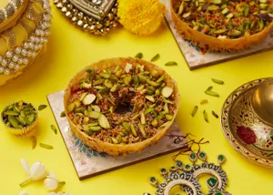 Wheat & Nut Ghevar (100 Grams)