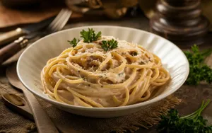 desi alfedo pasta