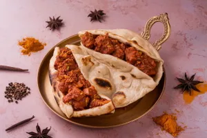 Bhuna mutton Naan