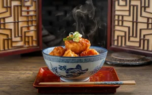Crispy Chicken Burnt Chilli sauce