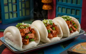 Chilli Paneer Bao (V)