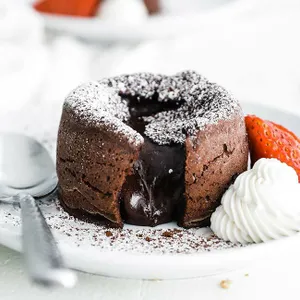 Chocolate Lava Cake (Vegan)