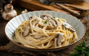 mushroom truffle pasta