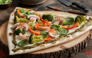 Pesto veg Naanza (V)