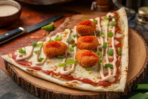Spicy Crispy Chicken Ranch Naanza (NV)