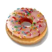 Strawberry Frosted Donut
