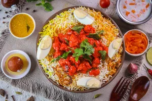 Chicken 65 Biryani (Signature)