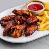 Barbeque Chicken Wings / أجنحة الدجاج علي الفحم