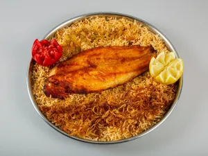 Grilled Hamour mandi / هامور مشوي مندي