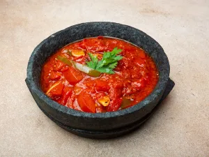Fried Tomato Plate / صحن قلاية بندورة