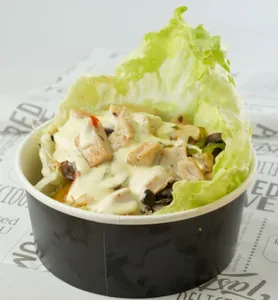 Real Philly Chicken Cheese Steak Salad