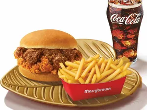 Satay Burger Meal