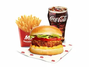 Aloo Tikki Burger Combo